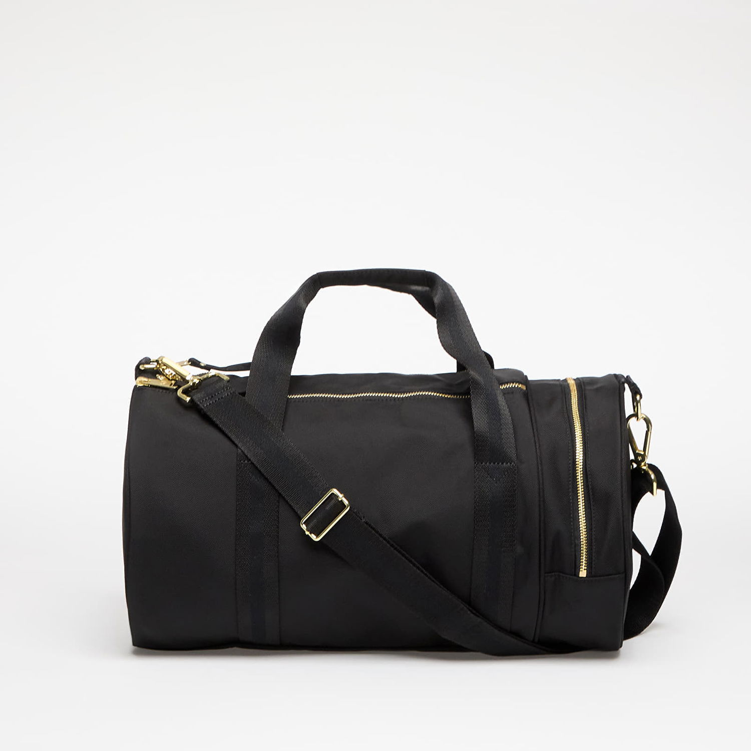 Cestovná taška Fred Perry Fred Perry Textured Nylon Barrel Bag Čierna | L9257 102, 1