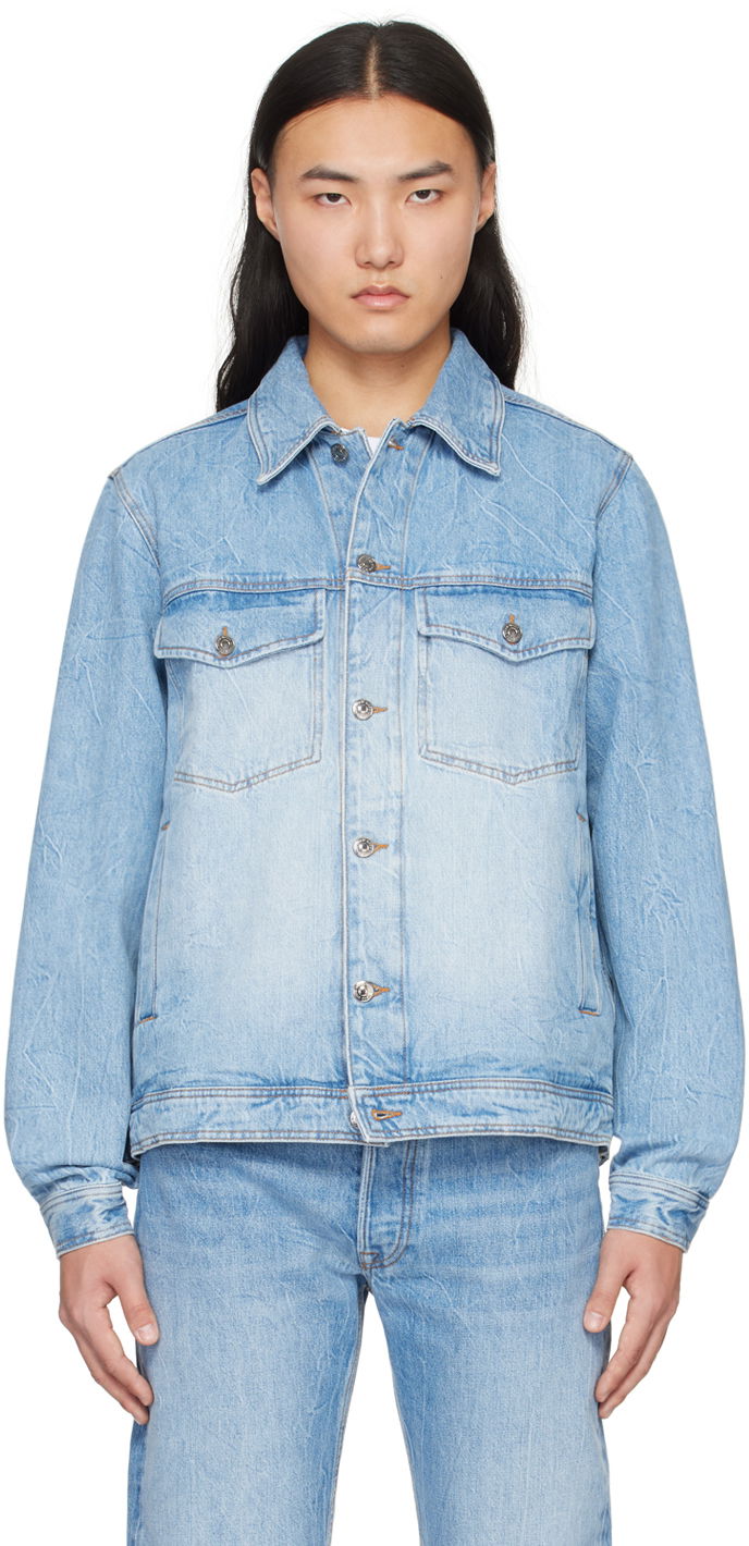 Bunda WOOD WOOD Ivan Denim Jacket Modrá | 12345106-7080, 0