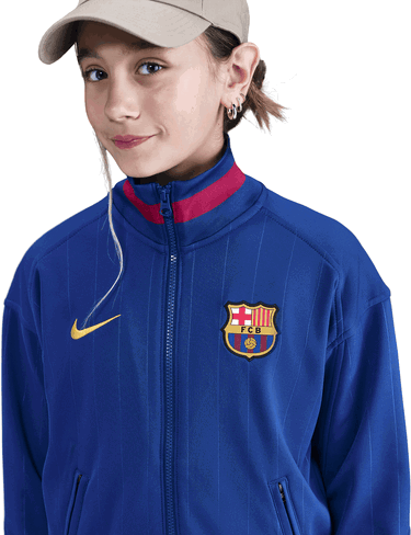 Bunda Nike FC Barcelona Anthem Jacket Modrá | hj6412-455, 3