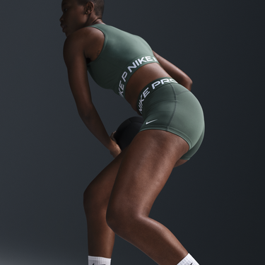 Šortky Nike 8cm Pro Shorts Zelené | CZ9857-338, 4
