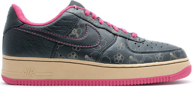 Tenisky a topánky Nike Air Force 1 Low Black Floral Pink Čierna | 315180-001, 0