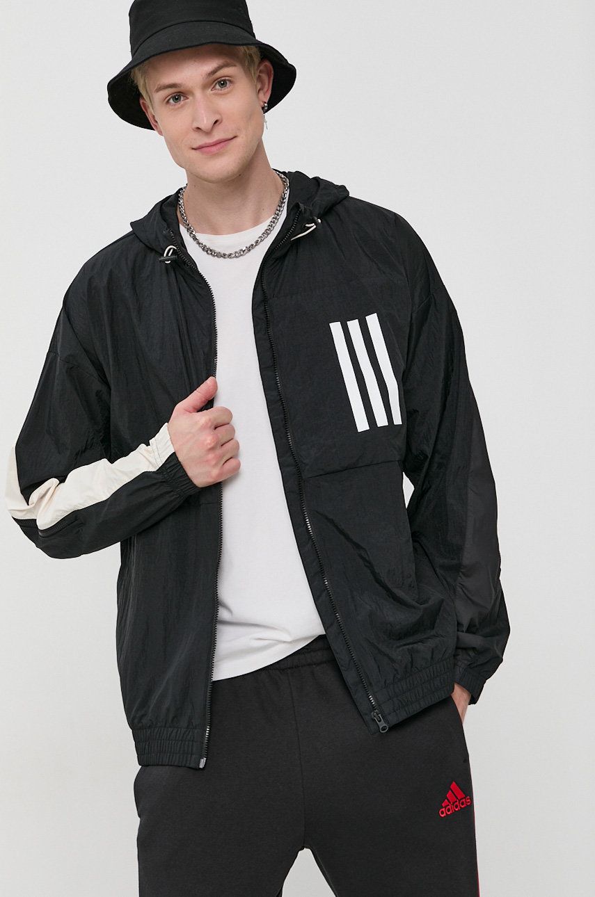 Vetrovka adidas Performance W.N.D. X-City Packable Windbreaker Čierna | GT9769, 1