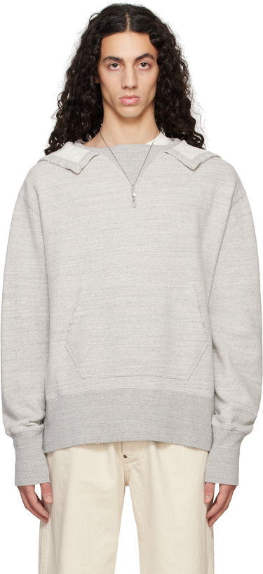 Mikina Maison Margiela Maison Margiela Stamp Logo Hoodie Šedá | S50GU0231 M25015, 0
