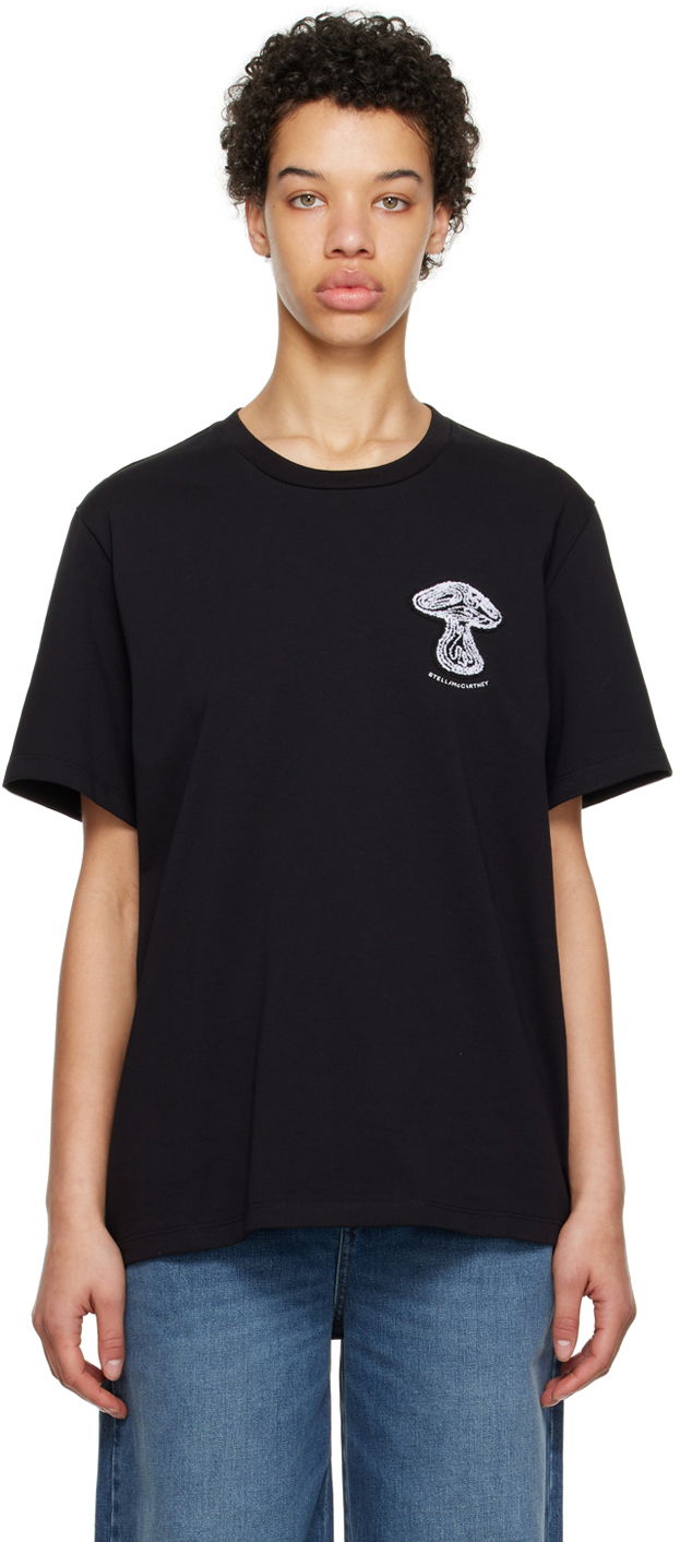 Tričko Stella McCartney Stella McCartney Patch T-Shirt Čierna | 6J01583SPY00, 0