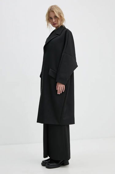 Kabáty Maison Margiela Oversize Coat Čierna | S62AA0087.M35222, 0