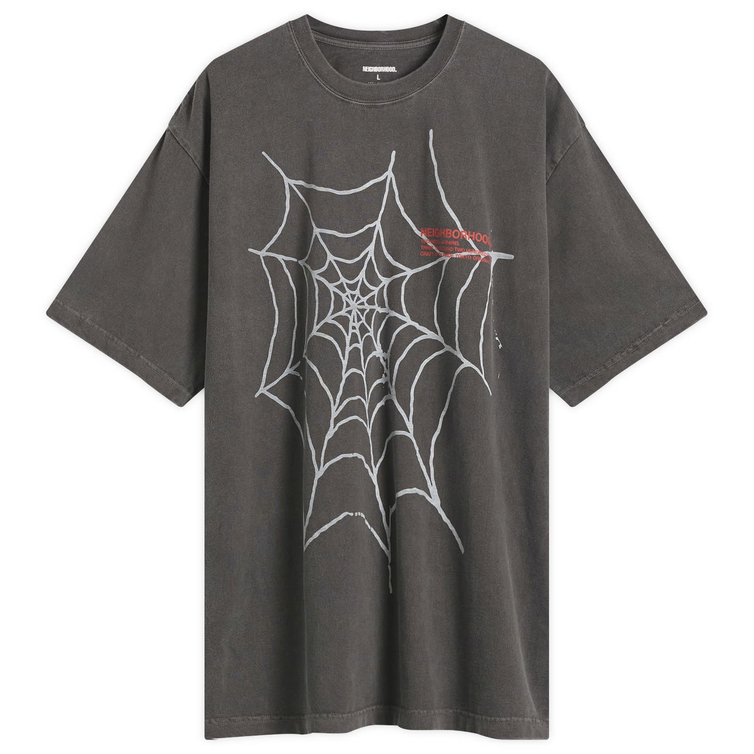 Tričko Neighborhood Neighborhood SS-7 Graphic T-Shirt, Size Large Šedá | 251PCNH-ST07-BLK, 0