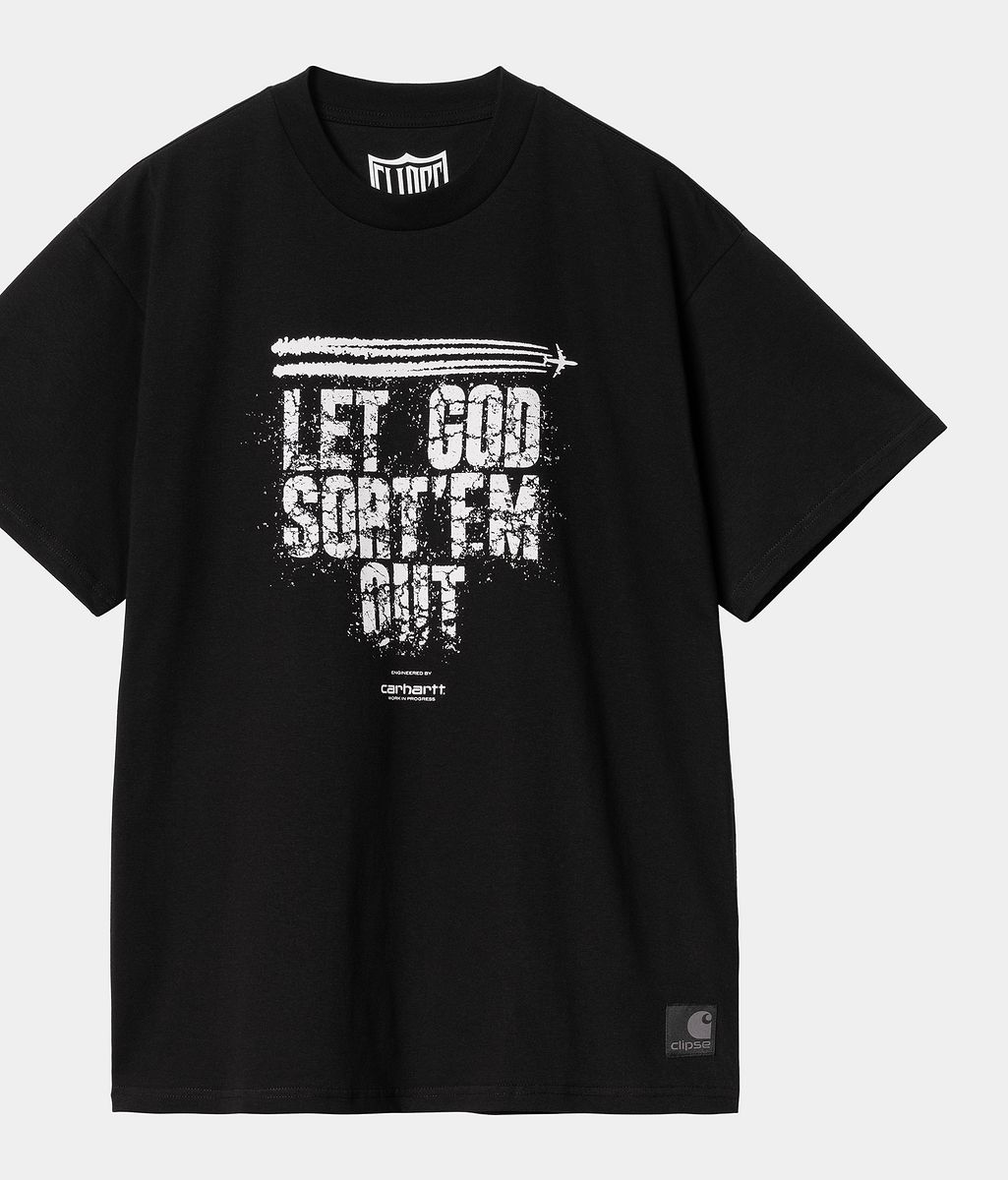 Tričko Carhartt WIP Clipse x WIP S/S Let God Sort'Em Out T-Shirt M Čierna | I035091_9, 0