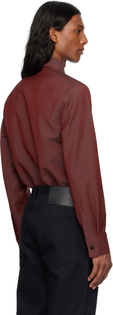 Košeľa Jil Sander Jil Sander Tie Shirt Červená | J21DL0202_J40220, 2