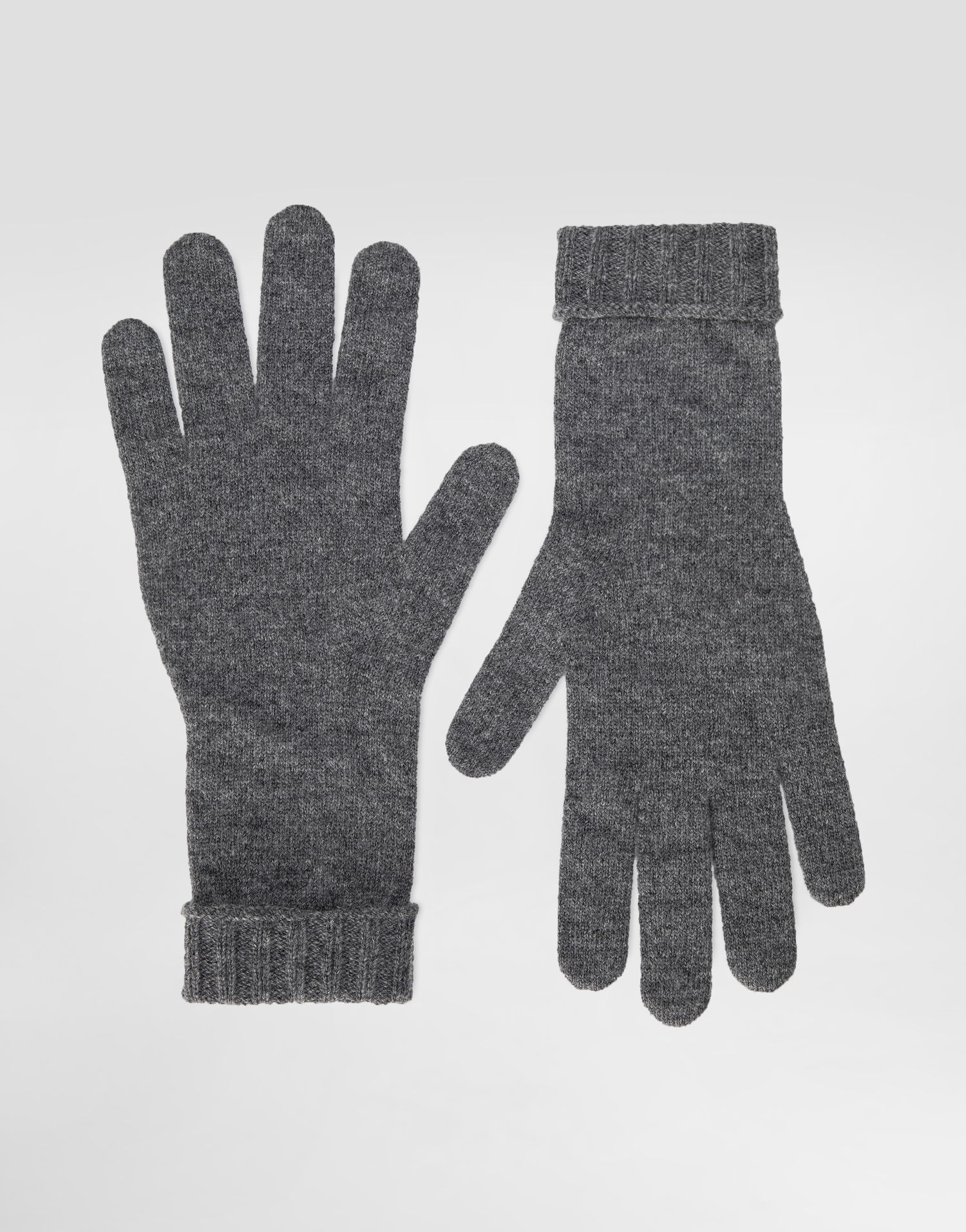 Rukavice Dolce & Gabbana Dolce & Gabbana Cashmere Knit Gloves Šedá | FX05KZJDVC2N5822, 1