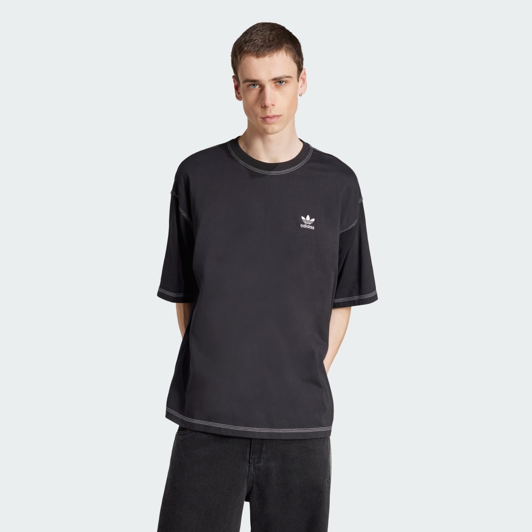 Tričko adidas Performance Trefoil Essentials T-Shirt Čierna | JW0971, 0