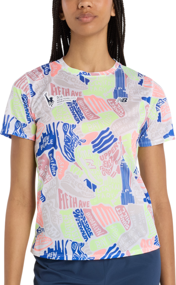 Tričko New Balance NYC Marathon Printed T-Shirt Rôznofarebný | wt53254m-mlt