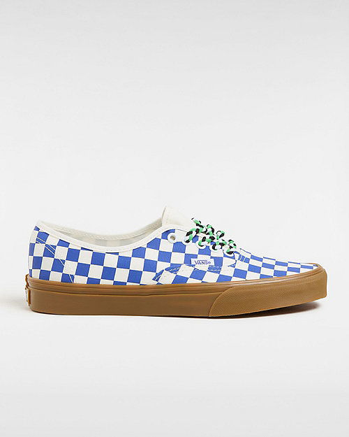 Authentic Checkerboard Shoes (checkerboard Blue/white) Unisex White, Size 2.5