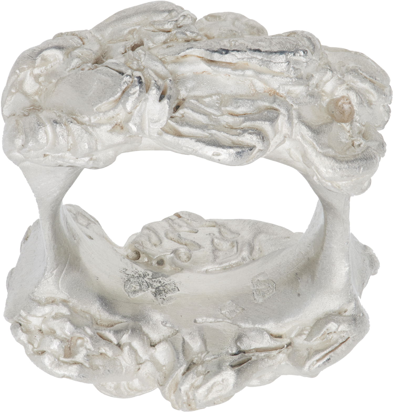 Prsteň OUR LEGACY OUR LEGACY Oyster Grande Ring Metalická | A2258OS, 0