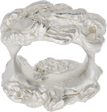 Prsteň OUR LEGACY OUR LEGACY Oyster Grande Ring Metalická | A2258OS, 0