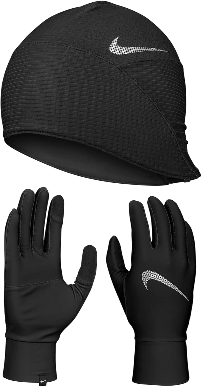 Rukavice Nike Nike Run The Winter Running Hat and Gloves Set Čierna | rtw9385-15-082