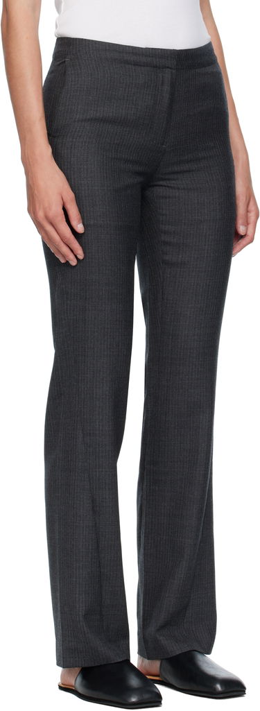Nohavice OUR LEGACY OUR LEGACY Poise Pinstripe Trousers Šedá | W4254PS, 1