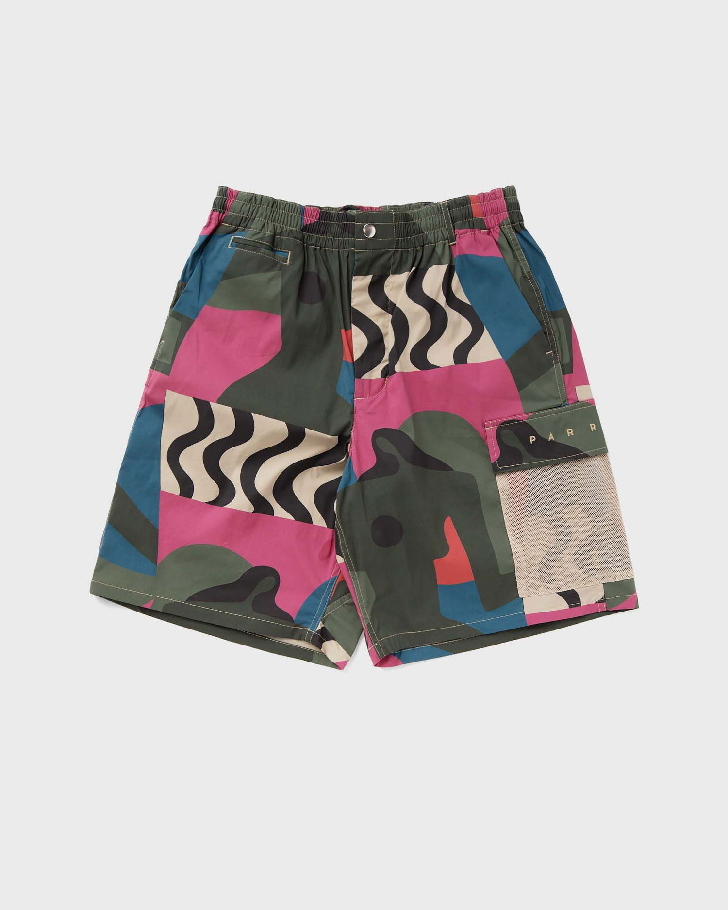 Šortky By Parra Distorted Camo Print Shorts Zelené | 51441, 0