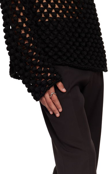 Prsteň Jil Sander Jil Sander Hammered Ring Metalická | J30UQ0039_P6959, 1