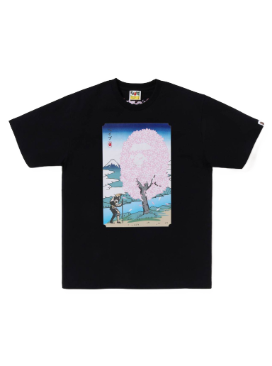 Tričko BAPE Sakura Tee Čierna | 1J20-110-010