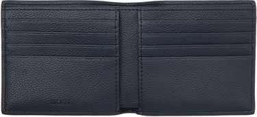 Peňaženka BOSS Grained Faux-Leather Wallet Navy | 50536479, 2