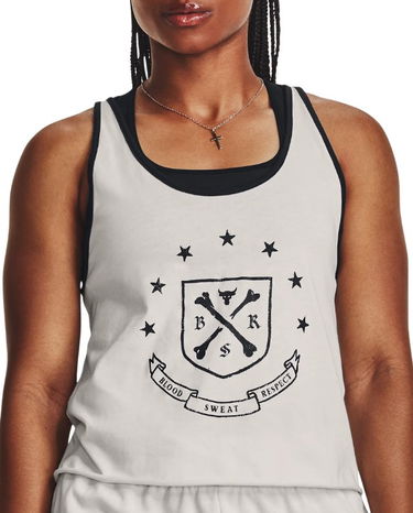 Tielko Under Armour Pjt Rck Q3 Arena Tank Biela | 1380185-114, 0