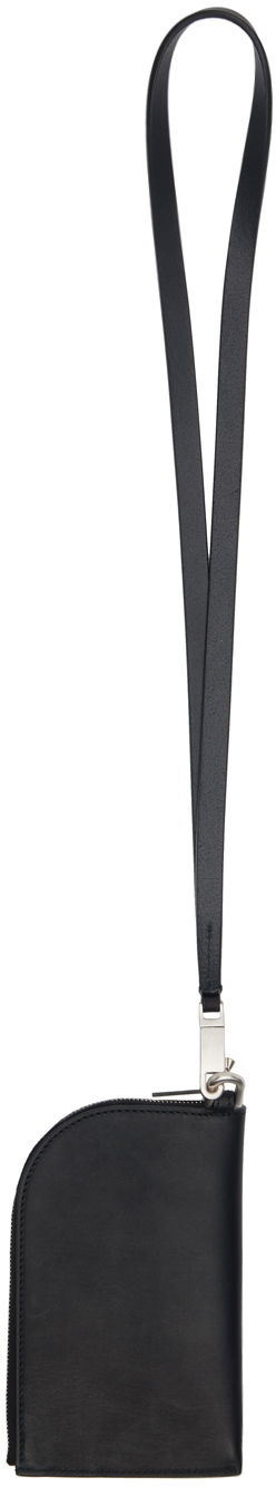 Peňaženka Rick Owens Leather Neck Wallet Čierna | RR01D3411 LGEP8, 1