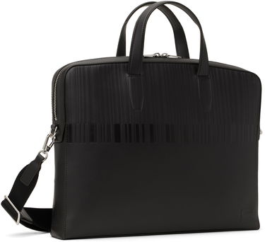 Cestovná taška Paul Smith Paul Smith Shadow Stripe Leather Briefcase Čierna | M1A-8023-PEMBOS-69, 1