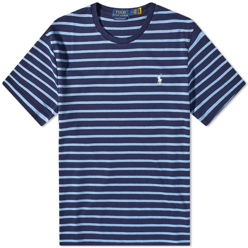 Tričko Polo by Ralph Lauren Stripe Tee Navy | 710890620002, 0