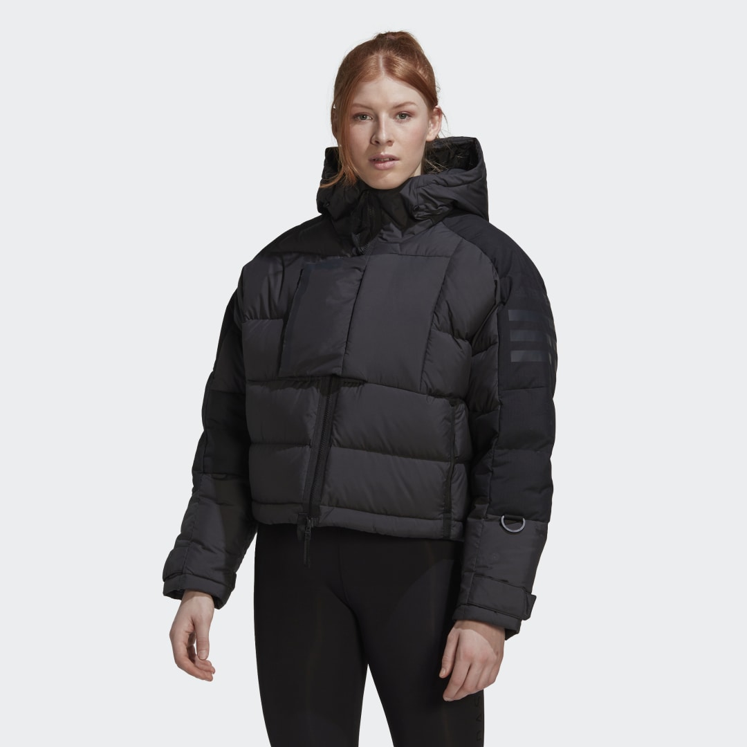 Prešívaná bunda adidas Performance Terrex Xploric Down Čierna | HG8571, 0