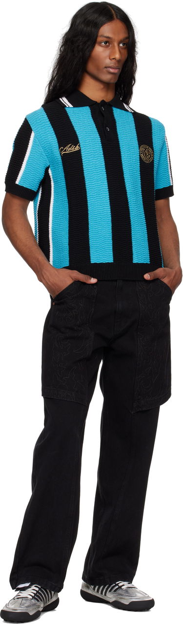 Polo tričko Andersson Bell Andersson Bell Stripe Soccer Polo Sweater Modrá | atb1325m, 3