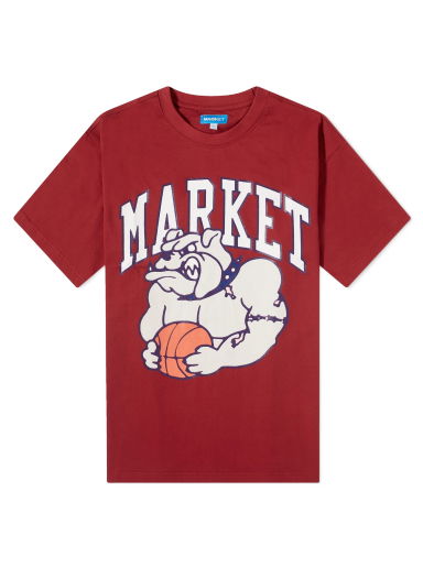 Tričko MARKET Bulldogs T-Shirt Červená | 399001586-GRN