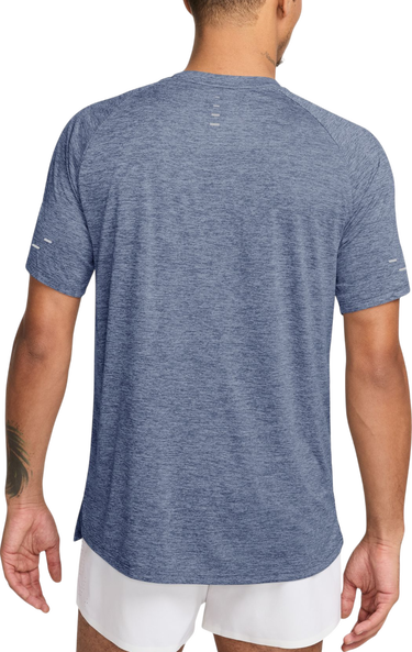 Tričko Nike Stride Short-Sleeve Heathered Running T-Shirt with Reflective Details Modrá | hv5203-499, 1