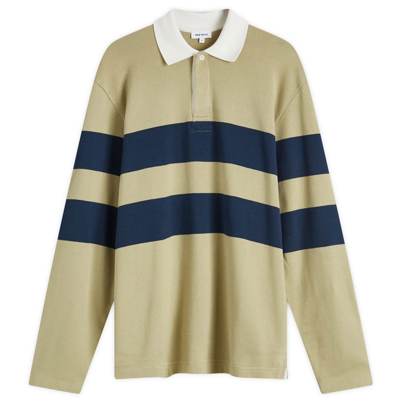 Brushed Stripe Rugby Polo Elm