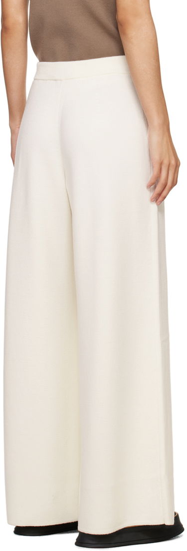Nohavice Max Mara Max Mara Nocera Wide-Leg Trousers Biela | 2411331011600, 2