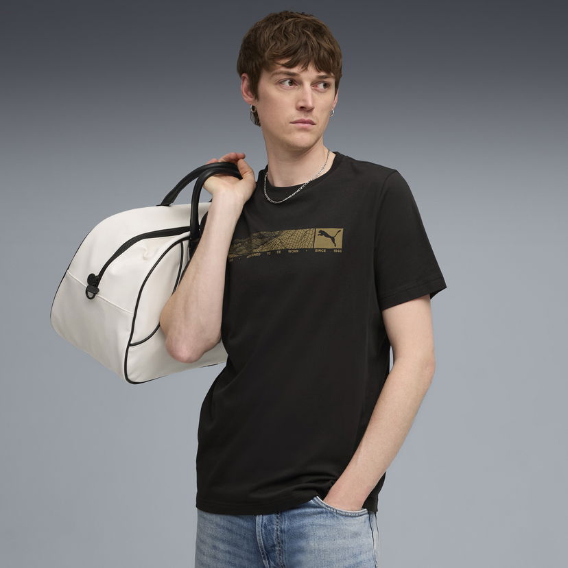 Tričko Puma Printed PUMATECH T-Shirt Čierna | 688227_01