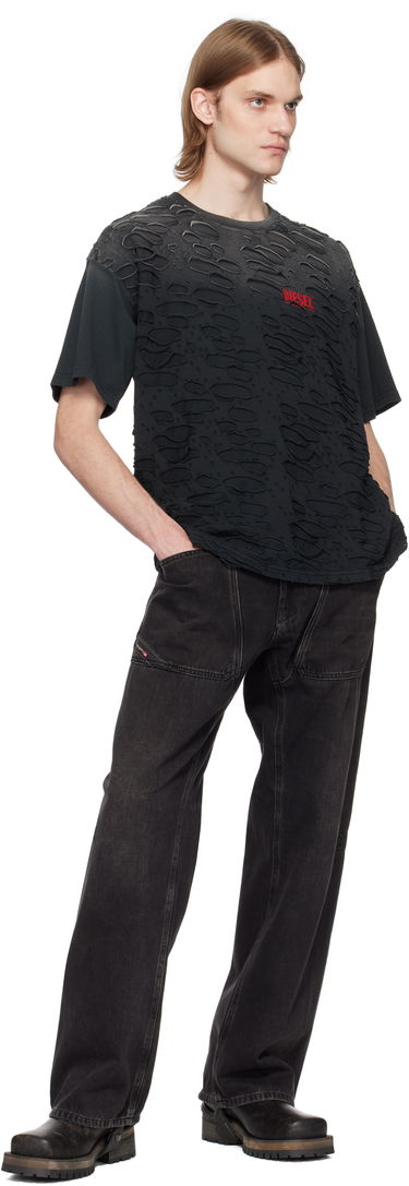 Tričko Diesel T-BOXT-R29 Distressed T-Shirt Size XL Čierna | A17647-0SLBS-9XX, 4