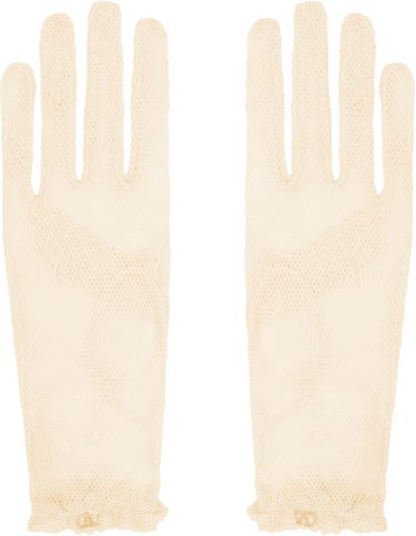 Rukavice Valentino Valentino Garavani VLogo Signature Lace Gloves Béžová | 6W0GD00HPNN, 0