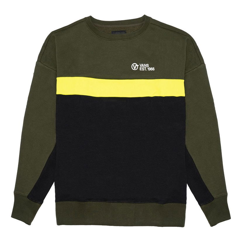 Mikina Vans Vans Color Block Sweatshirt Zelené | VN0A4BP598O