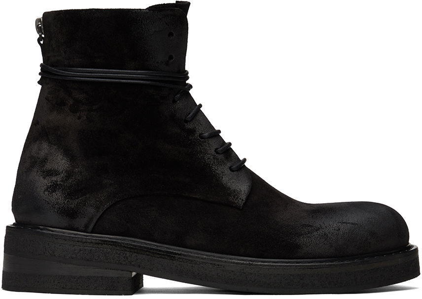 Oblečenie Marsèll Marsèll Parrucca Lace-Up Suede Ankle Boots Čierna | MM2961 186666, 0