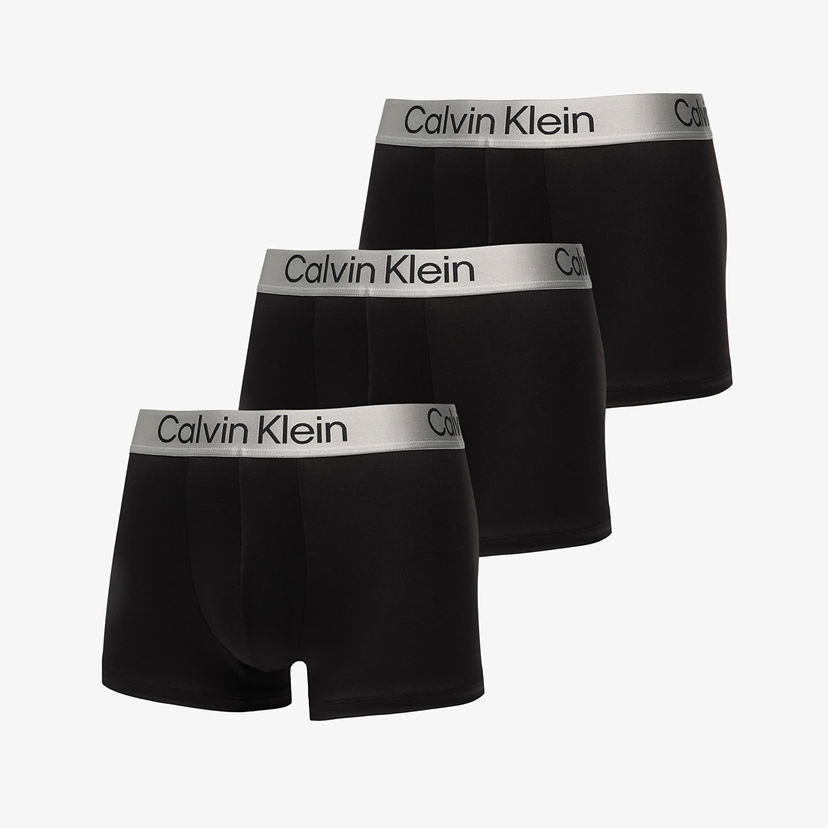 Boxerky CALVIN KLEIN Trunk 3-Pack Black Čierna | LV00NB4269 UB1