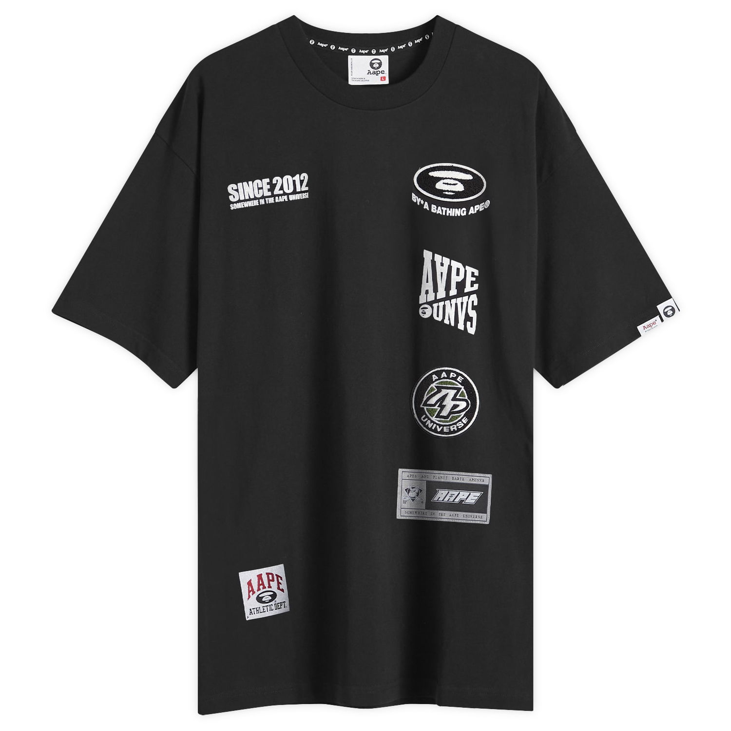 Tričko AAPE by A Bathing Ape AAPE Ice Hockey Graphic T-Shirt, Size Large Čierna | AAPTEM1566XXNBKX, 1