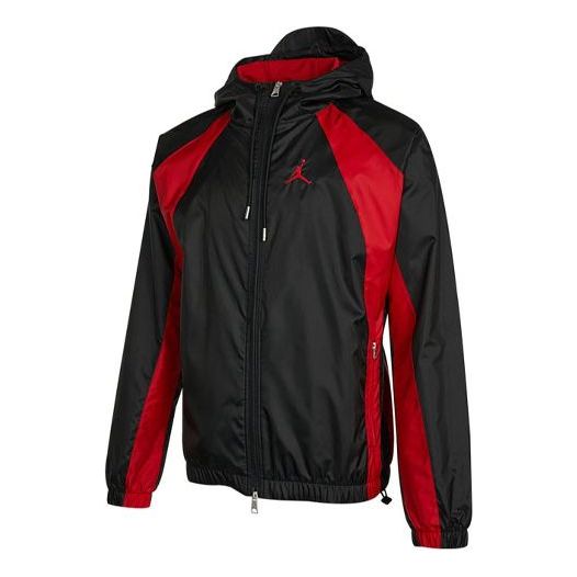 Vetrovka Jordan Jordan SS22 Woven Hooded Sports Jacket Čierna | DJ9829-010