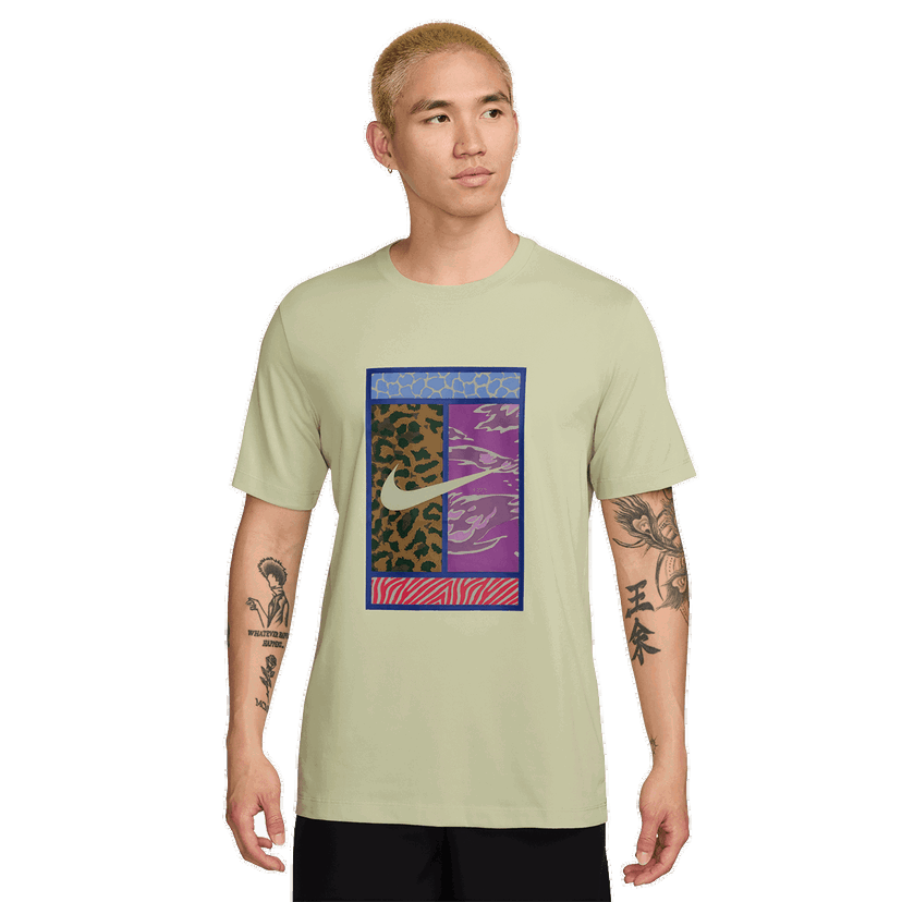 Tričko Nike Court T-Shirt Zelené | HV1715-371