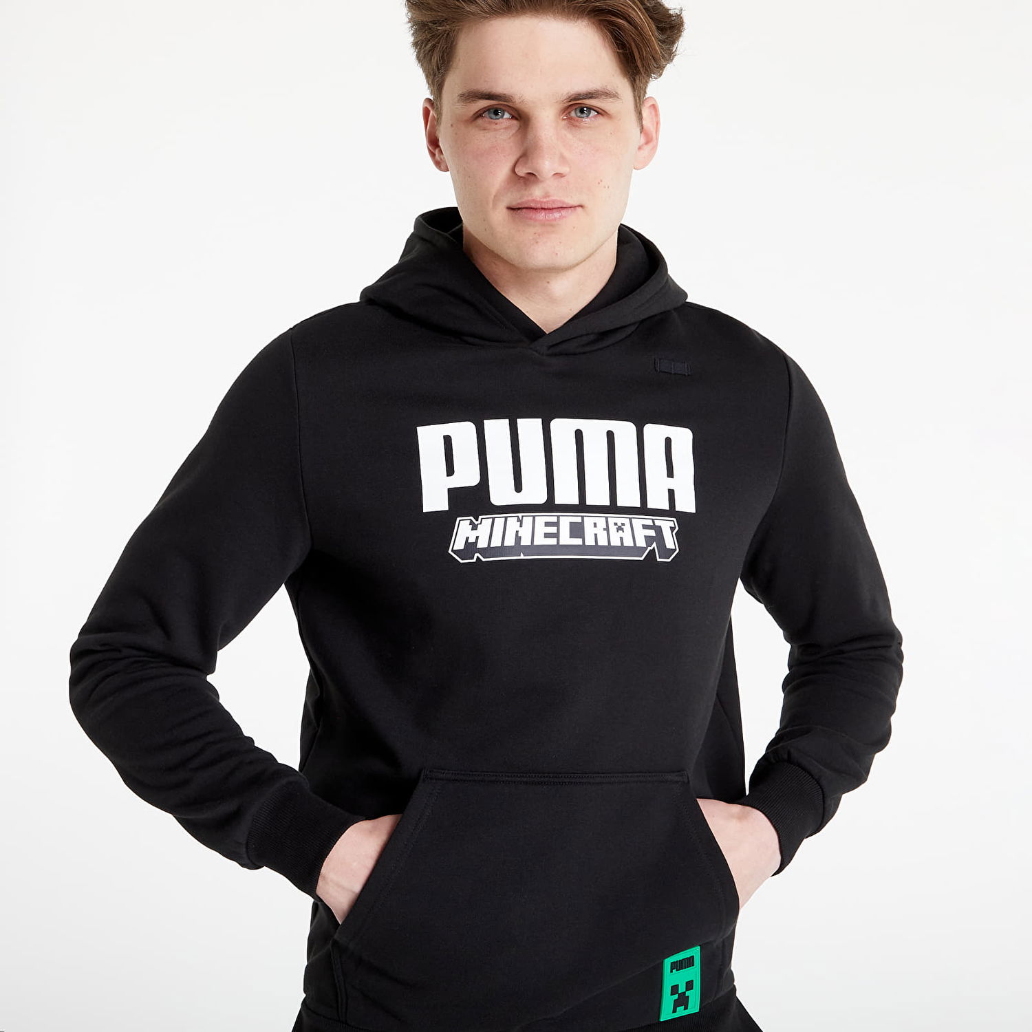 Mikina Puma Minecraft x Hoodie Čierna | 53437601, 1