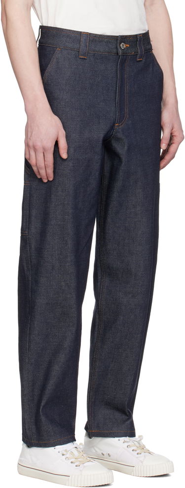 Džínsy A.P.C. Fergus Raw Denim Carpenter Jeans Navy | COHES-M08500, 1