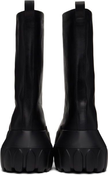 Oblečenie Rick Owens Rick Owens Hollywood Flared Mega Tractor Boots Čierna | RU01E5864 LOO, 1