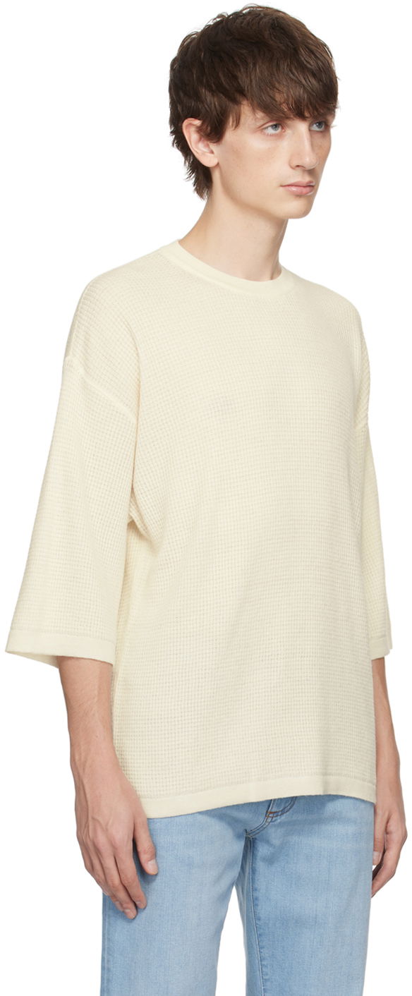 Sveter ZEGNA Zegnia x The Elder Statesman Crewneck T-Shirt Béžová | TCT4SA6-TSH, 1