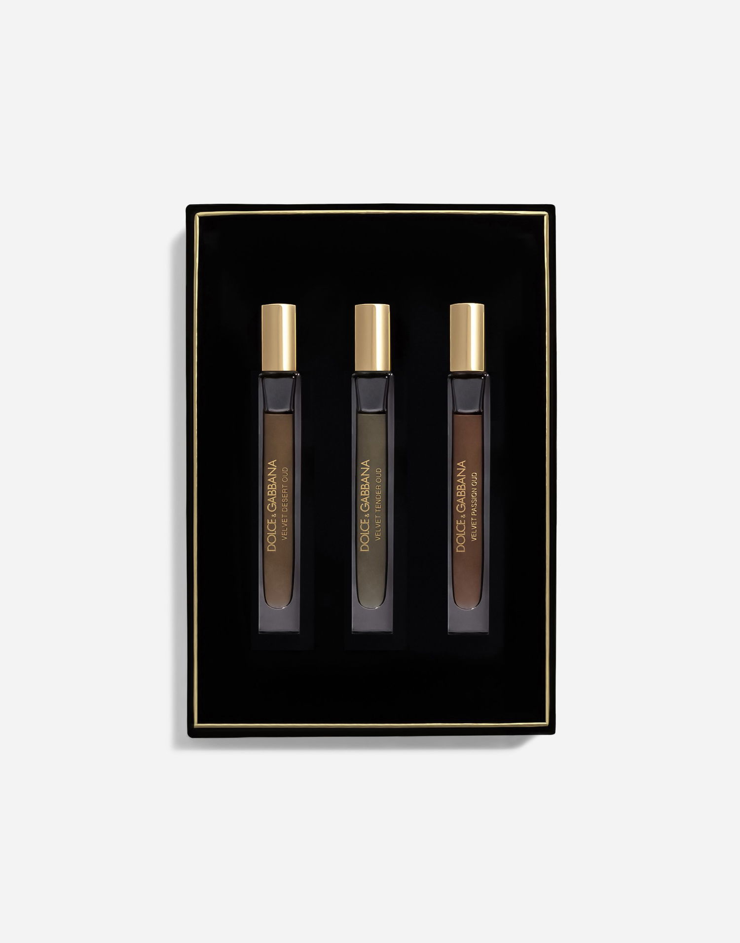 Parfémy a vône Dolce & Gabbana Velvet Oud Travel Set: Desert, Tender, and Passion Ouds Čierna | VT02ZSVT0009V000, 0