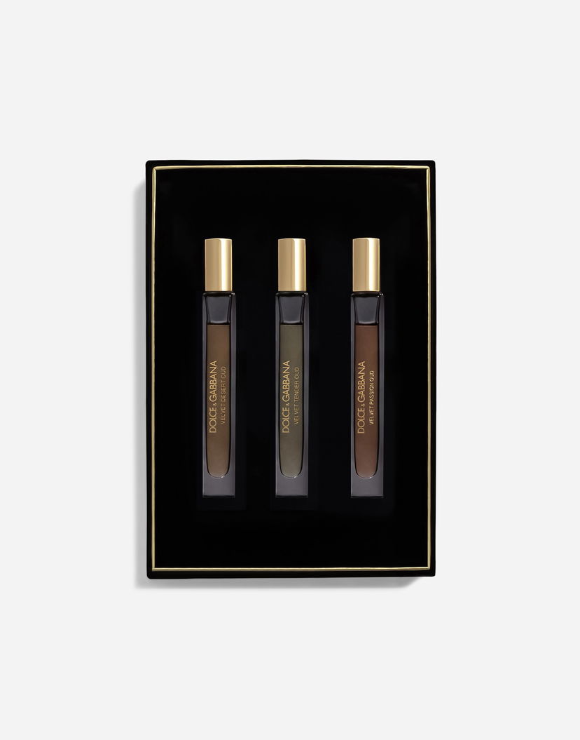 Parfémy a vône Dolce & Gabbana Velvet Oud Travel Set: Desert, Tender, and Passion Ouds Čierna | VT02ZSVT0009V000