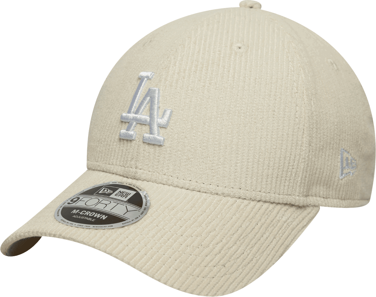 Šiltovka New Era MLB Los Angeles Dodgers 9Forty Corduroy Cap Béžová | 60691060-270, 0